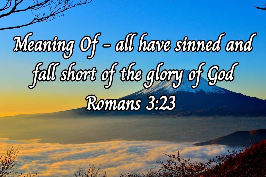 Romans 3:23 Meaning