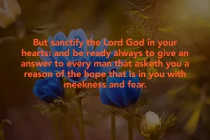 1 Peter 3:15 Meaning