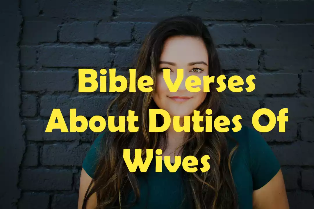 Bible Verses About Duties Of Wives