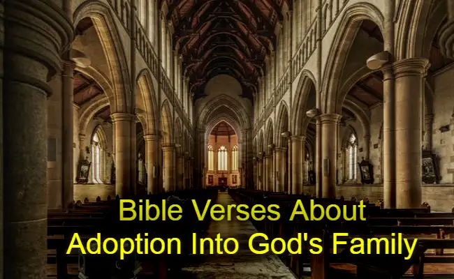 Bible Verses About Adoption Into Gods Family