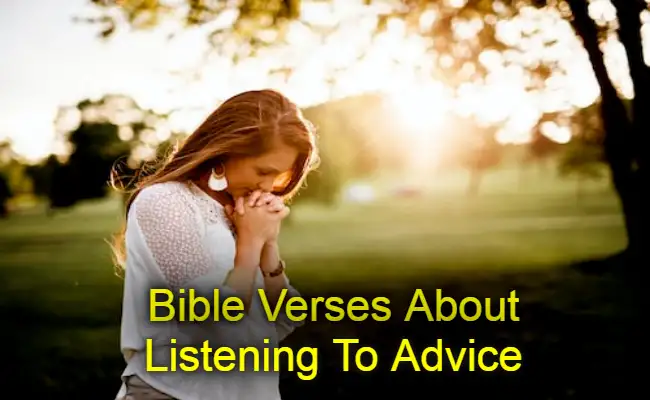 Bible Verses About Listening To Advice